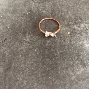Copper bow ring unknown size
